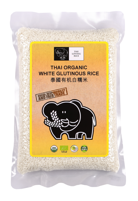 Thai Organic White Glutinous Rice Sukha House Thailand